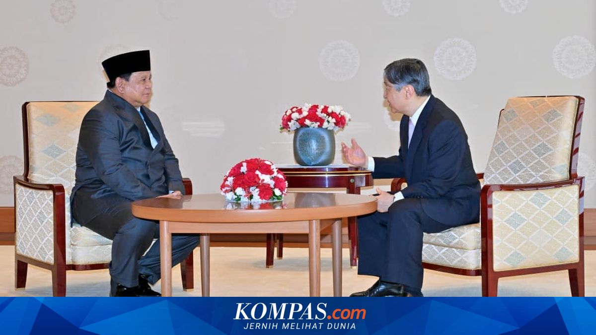 Prabowo Meets Emperor Naruhito at the Imperial Palace in Japan, Concludes with State Luncheon