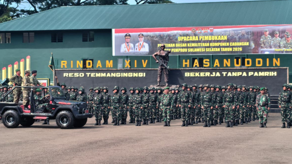 South Sulawesi Involves 2,033 Civil Servants in Reserve Component Military Training
