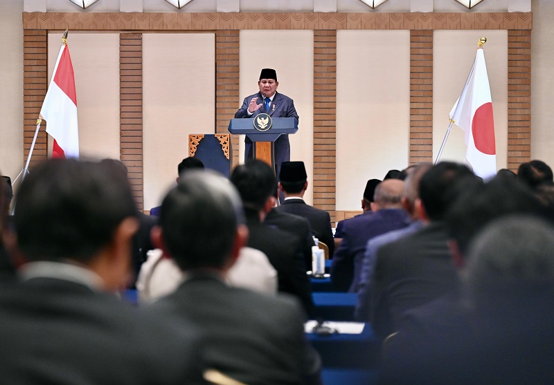 Prabowo Invites Japanese Businesspeople to Invest in Indonesia