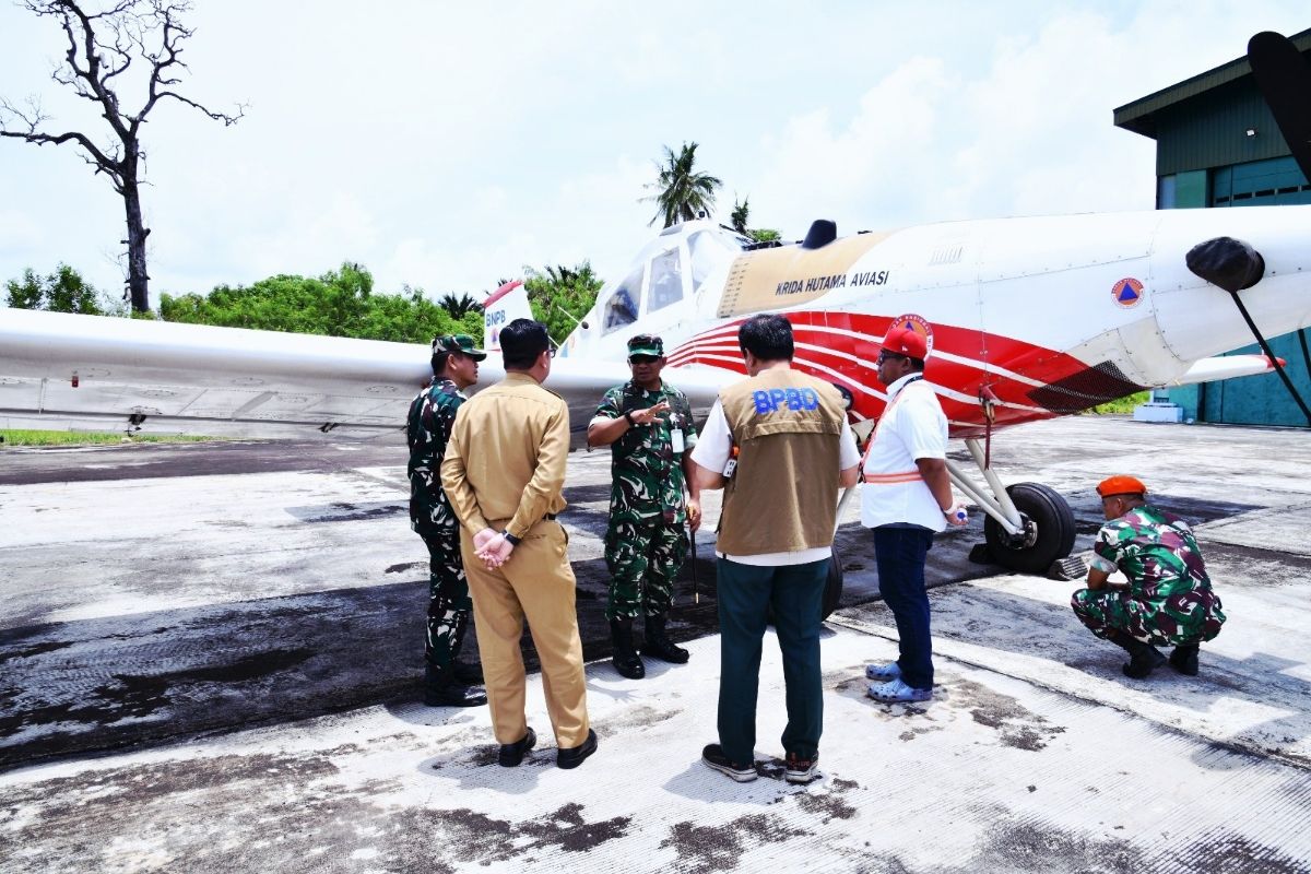 Natuna Air Base Activates Air Command Post to Support Forest and Land Fire Response