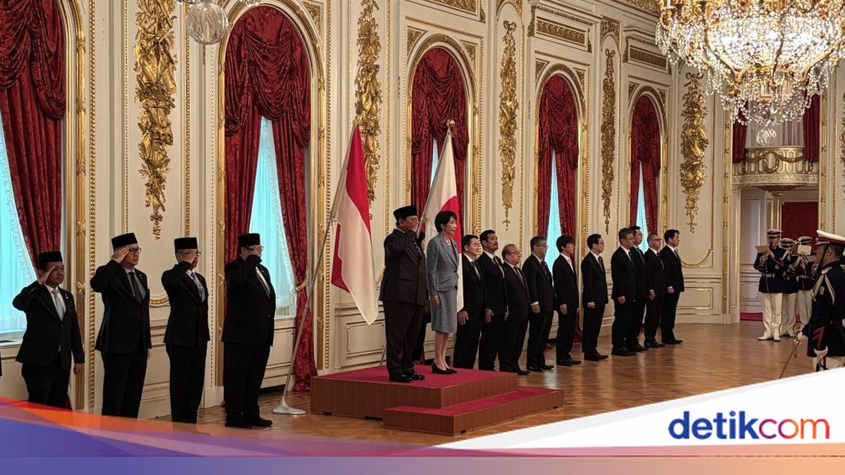 Meeting with Japanese PM, Prabowo Welcomed with State Ceremony at Akasaka Palace