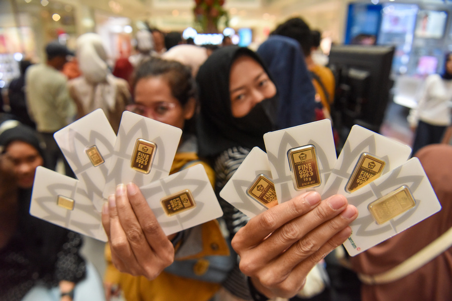 Antam Gold Price Today Falls to Rp2.827 Million per Gram
