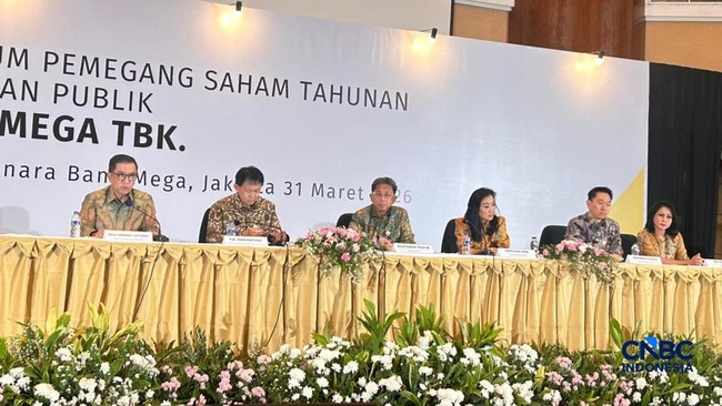 Bank Mega Agrees to Distribute Rp 2 Trillion Dividend, Up 90%
