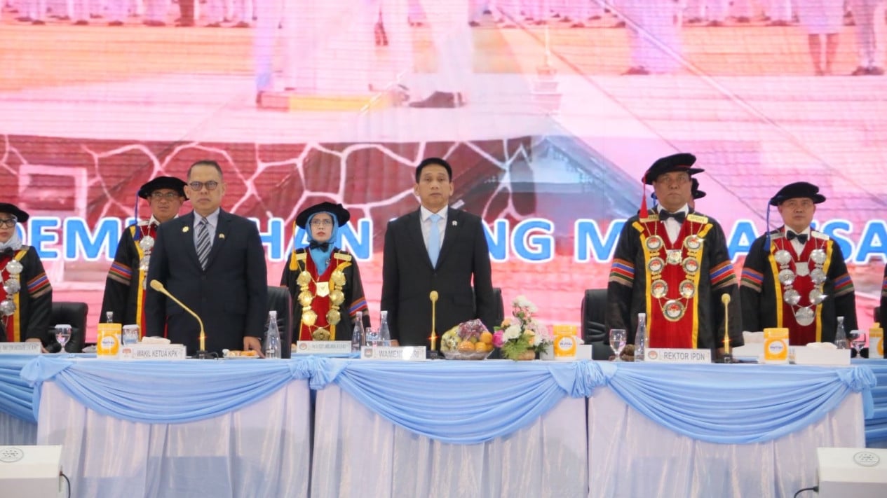 Overseeing National Priority Programmes, Deputy Interior Minister Wiyagus Hopes IPDN Consistently Produces Competent Government Cadres