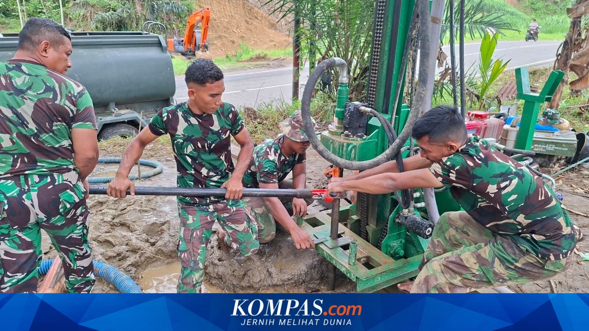 Boreholes Continue to Increase, Clean Water Flows in Disaster-Affected Areas of Sumatra