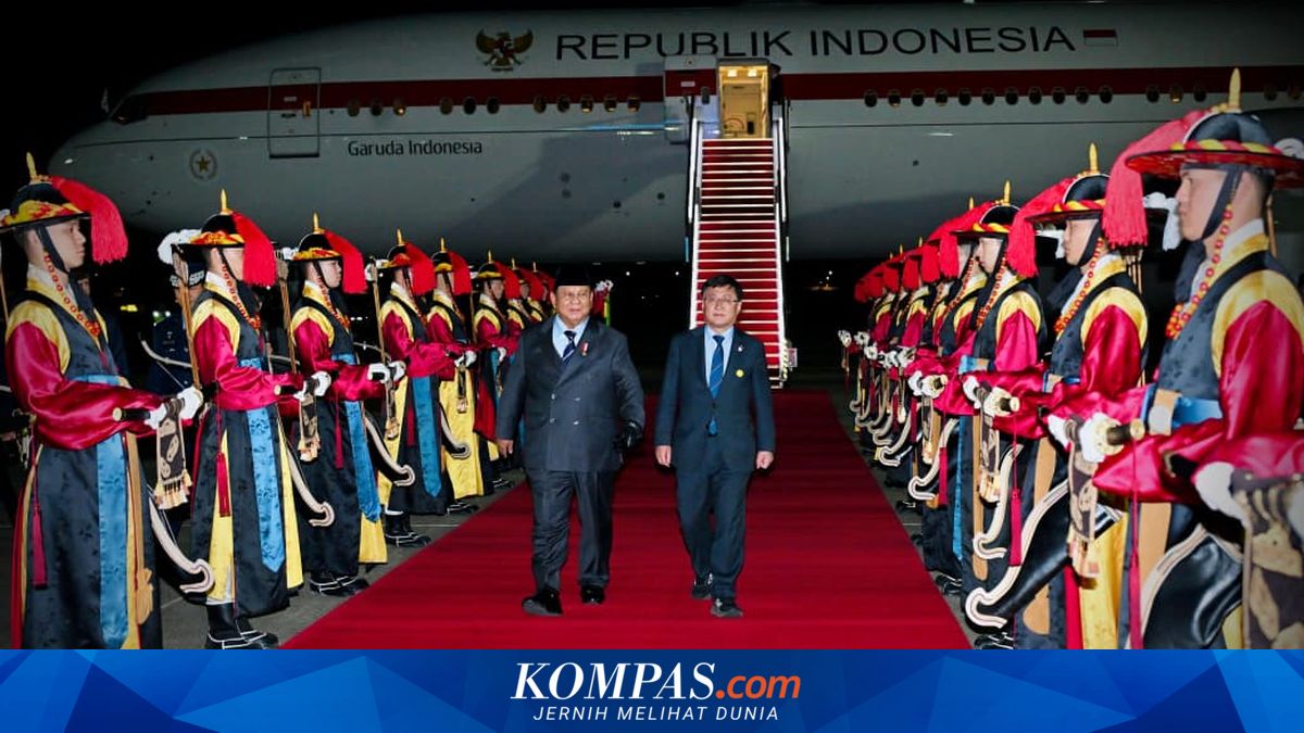 Prabowo Arrives in Seoul, Beginning Official Visit to South Korea