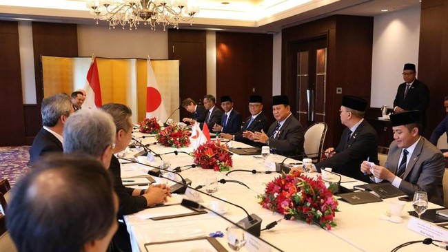 Moment When Prabowo Meets 13 Major Japanese Business Leaders