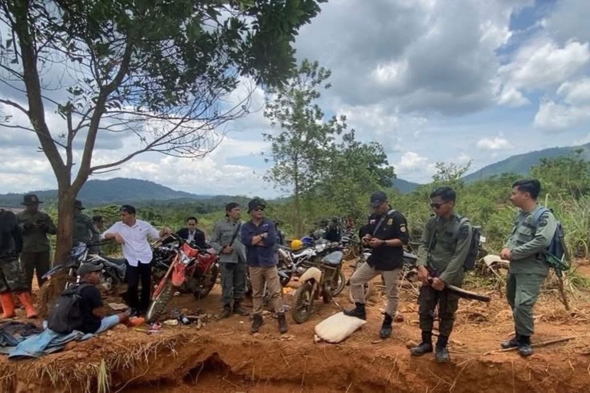 South Kalimantan Forestry Service Cracks Down on Illegal Gold Mining in Tahura Sultan Adam