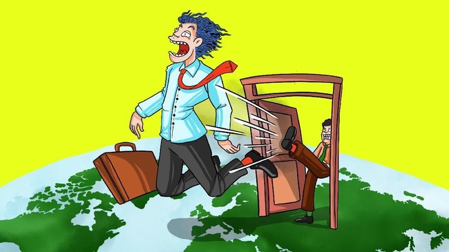 Workplace Outlook Grows Bleaker, Mass Layoffs Prompt Collective Blame on Scapegoat