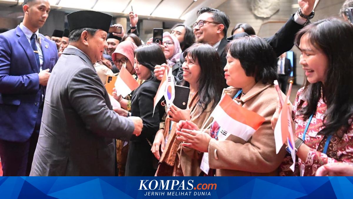 Diaspora in Korea Enthusiastically Welcome Prabowo, Willing to Wait from Morning to Meet Him in Person