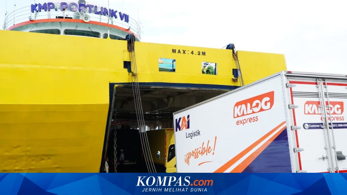 Post-Lebaran Return Traffic Dense at Ketapang, Logistics Trucks Surge
