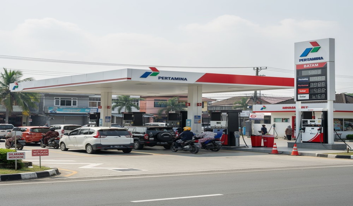 Batam Petrol Stations Busy as Residents Anticipate Fuel Price Hike