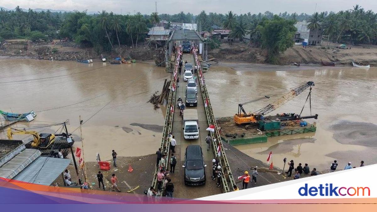 Three Temporary Bridges Reconnect Disaster-Affected Areas in Sumatra