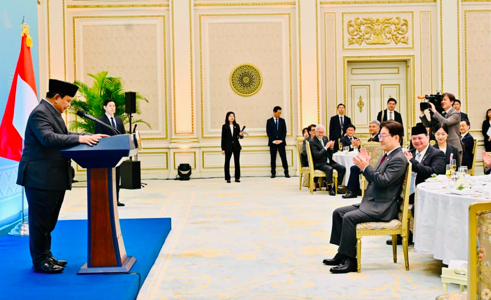 Prabowo in South Korea Attends State Luncheon and Establishes Strategic Commitments