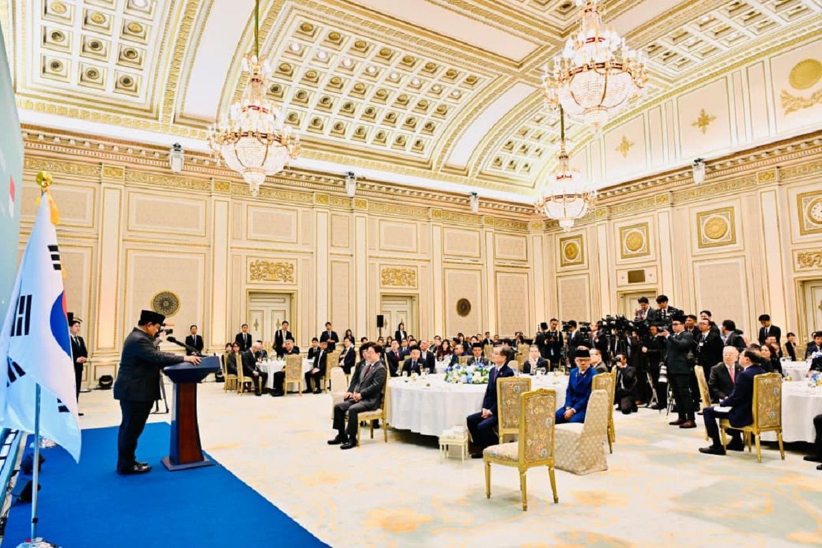 Prabowo quotes Korean proverb: If we go together, we will go far