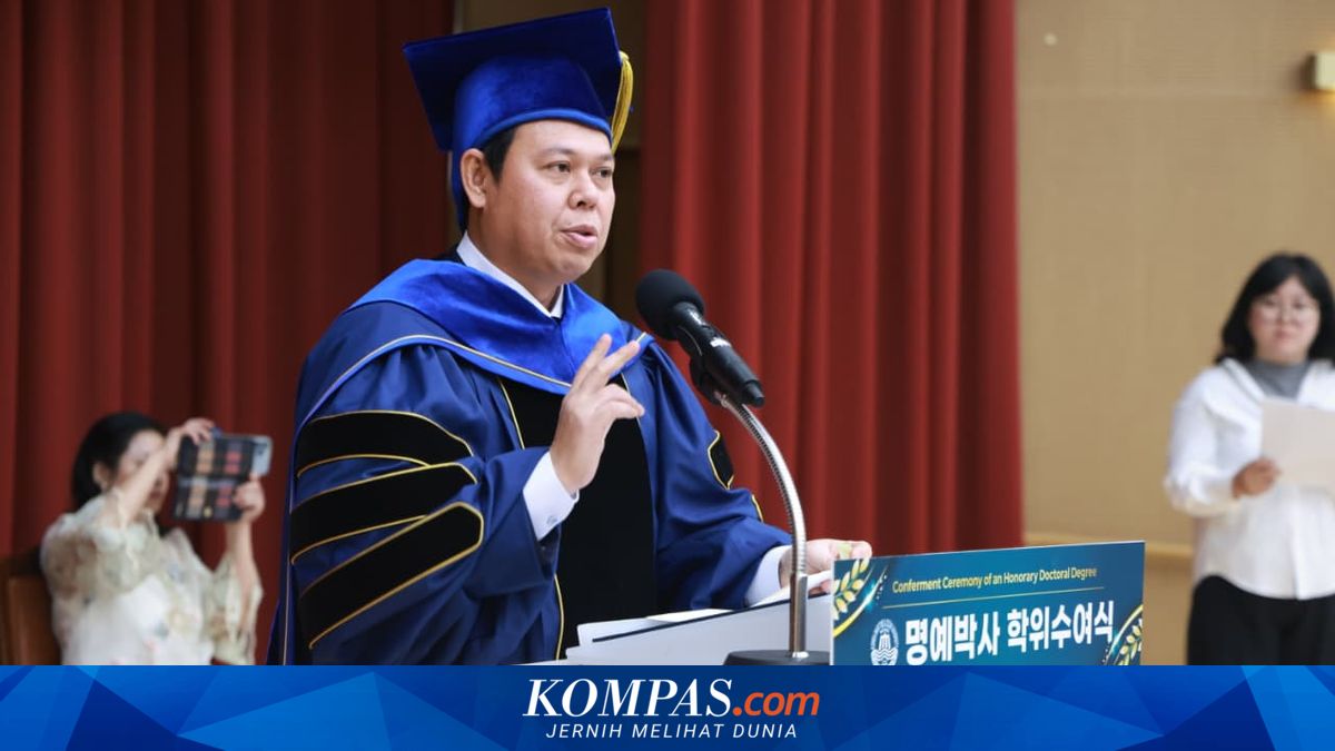 DPD Chairman Receives Honorary Doctorate from South Korea's KMOU, Following in Megawati's Footsteps