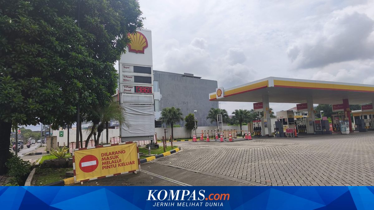Price Boards Showing Rp 0, Shell Petrol Station Fuel Stocks Still Empty