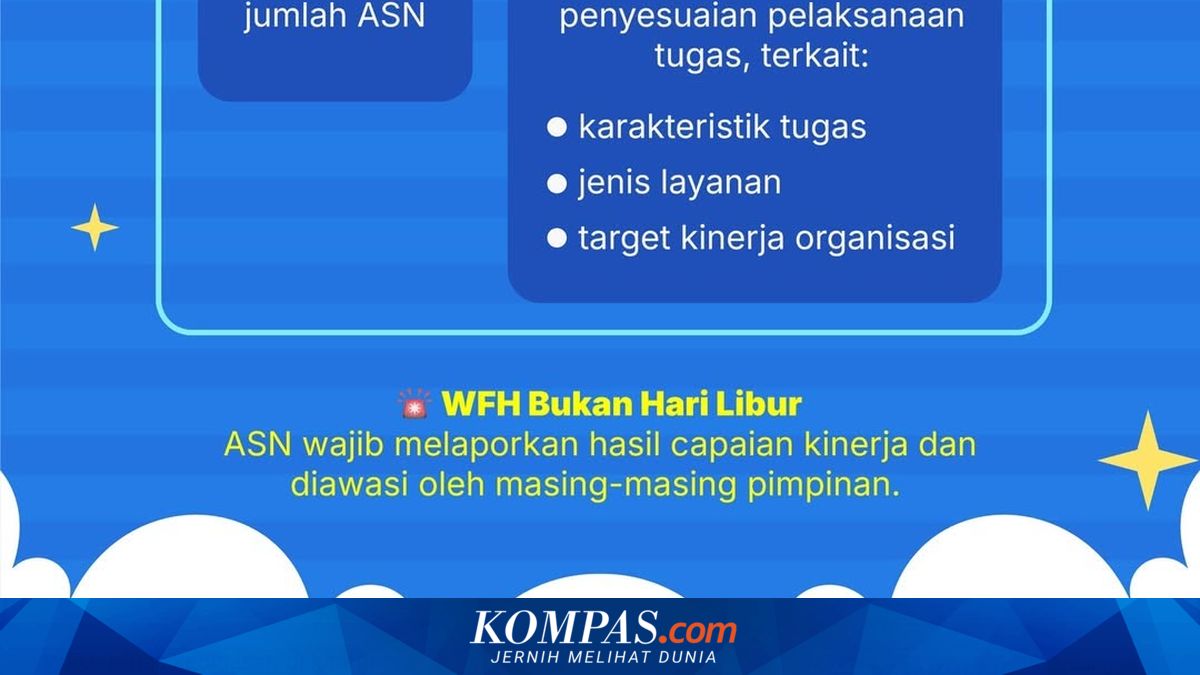 Ministry of PANRB: ASN WFH Is Not a Holiday!