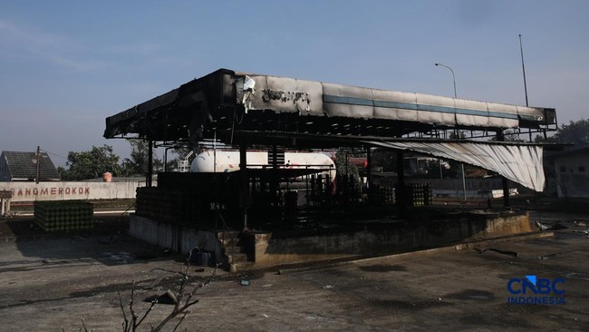 Latest Sightings of Bekasi LPG Bulk Filling Station After Last Night's Fire