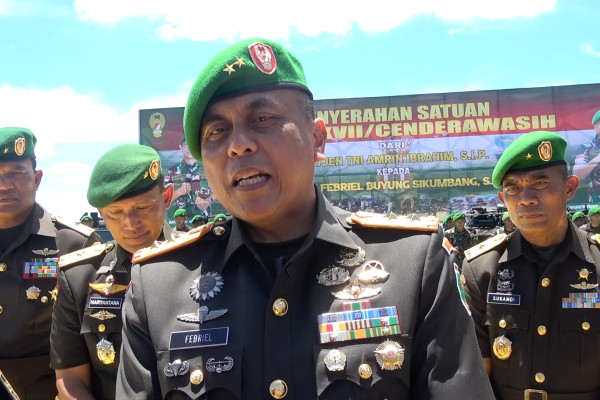Major General TNI Febriel Buyung Assumes Command of Cenderawasih Regional Military Command XVII
