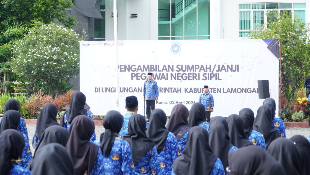 Lamongan Begins Implementing WFH for Non-Public Service Government Units