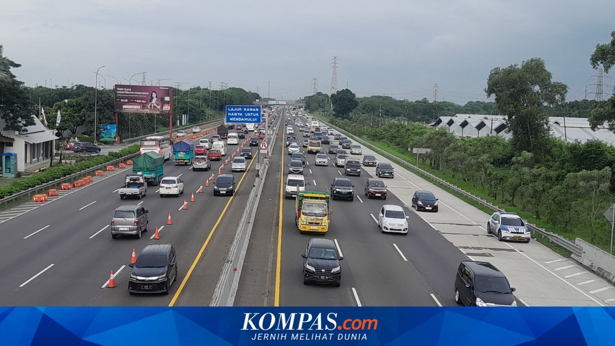 Contraflow on Japek Toll Road During Good Friday Holiday: Locations and Times