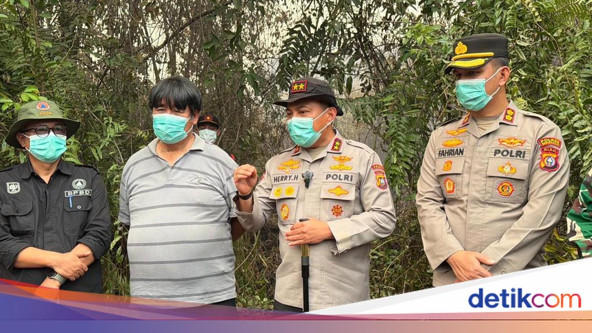 Anticipating Super El Niño, Riau Police Chief Monitors Forest and Land Fires in Bengkalis