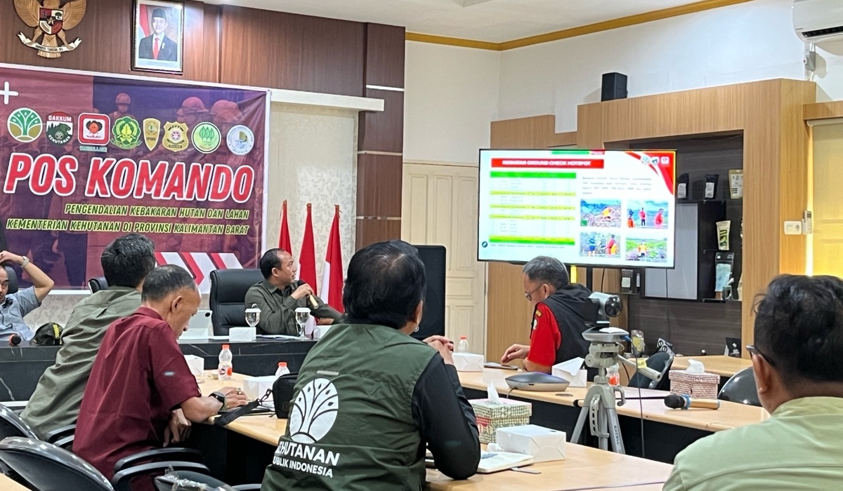 Beware of Godzilla El Niño 2026: Emergency Forest and Land Fire Command Post in West Kalimantan Activated