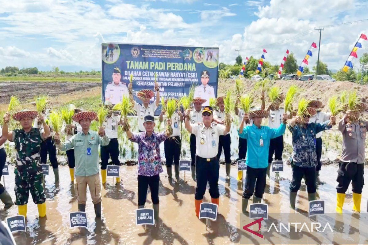 South Kalimantan Corrections Directorate Creates Community Rice Fields to Realise Agricultural Coaching Programme
