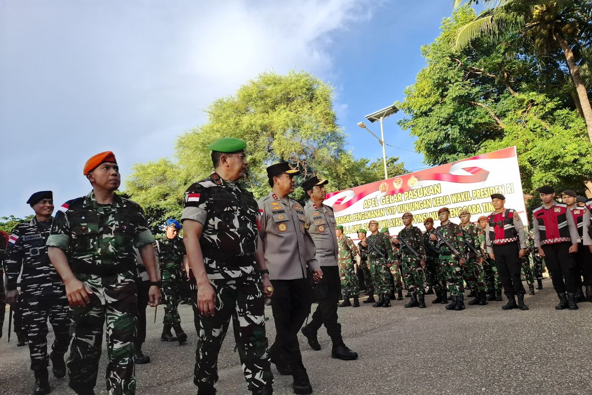 Ahead of Gibran's Arrival, 1,500 Joint Personnel Deployed in Kupang