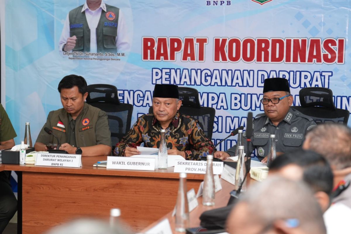 BNPB prepares logistical support during Ternate disaster emergency response period