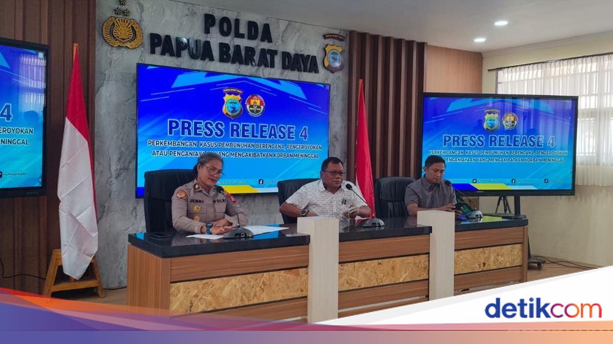 Four KKB Members Who Killed 2 Health Workers in Southwest Papua Surrender to Police