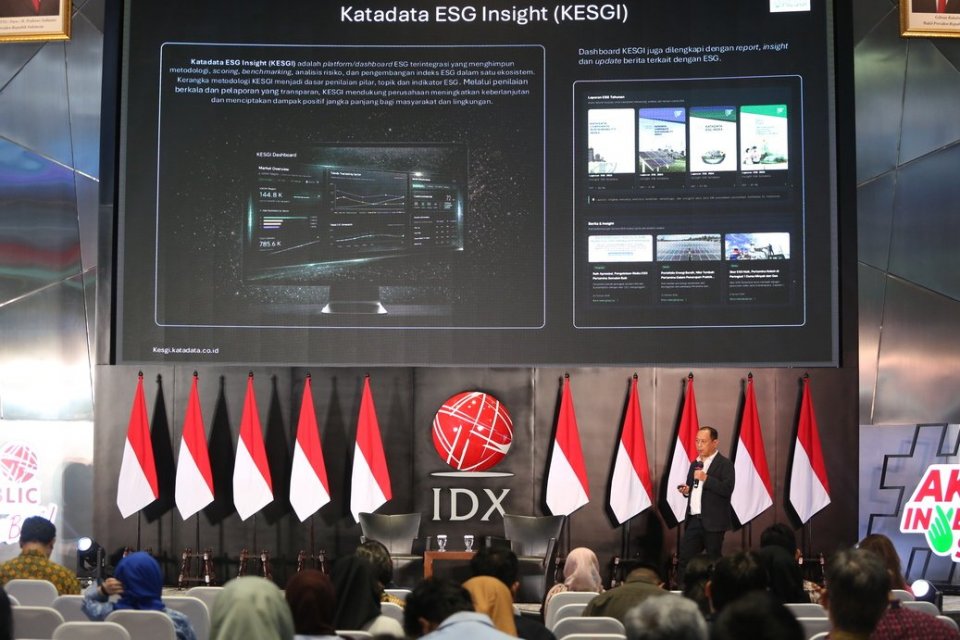Accelerating Green Business, Katadata Launches KESGI Dashboard