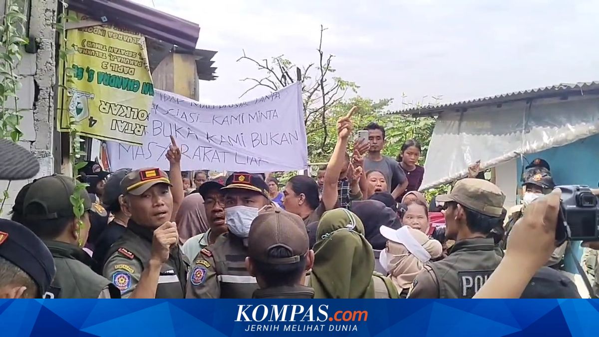 Drama of Land Eviction in Kalideres, Residents Initially Refuse Relocation