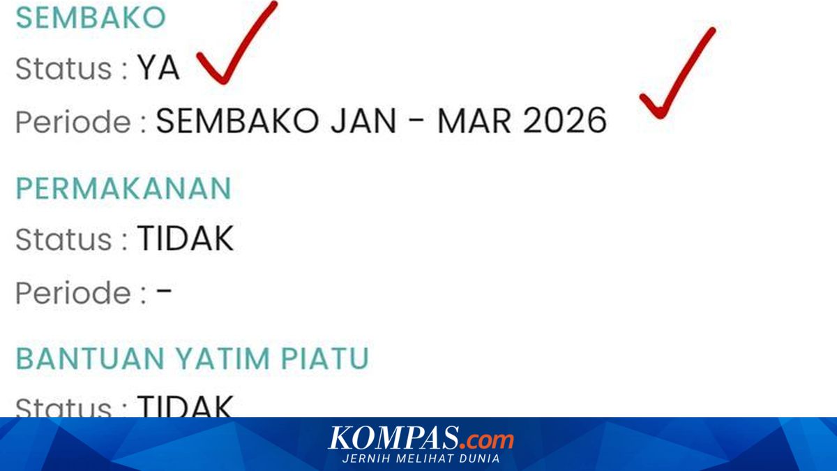 BPNT Social Assistance for April 2026 Disbursed at Rp 600,000 Starting from the Second Week: How to Check Recipients