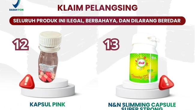 BPOM Discovers 24 Illegal Herbal Medicines Linked to Deaths, Including Slimming Claims