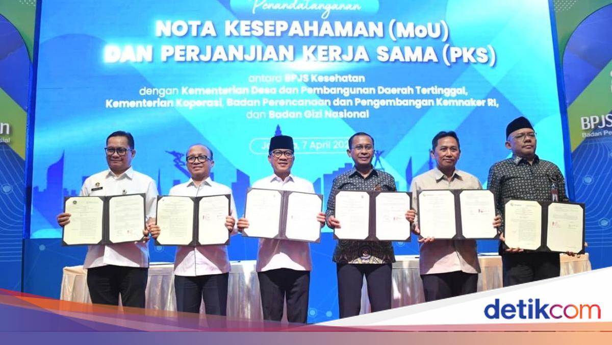 Minister Yandri and BPJS Health CEO Sign MoU to Strengthen JKN in Villages
