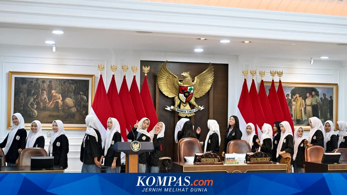 Excitement of SMKN 19 Jakarta Students at the Presidential Palace: First Time at the "White House", Absolutely Awesome