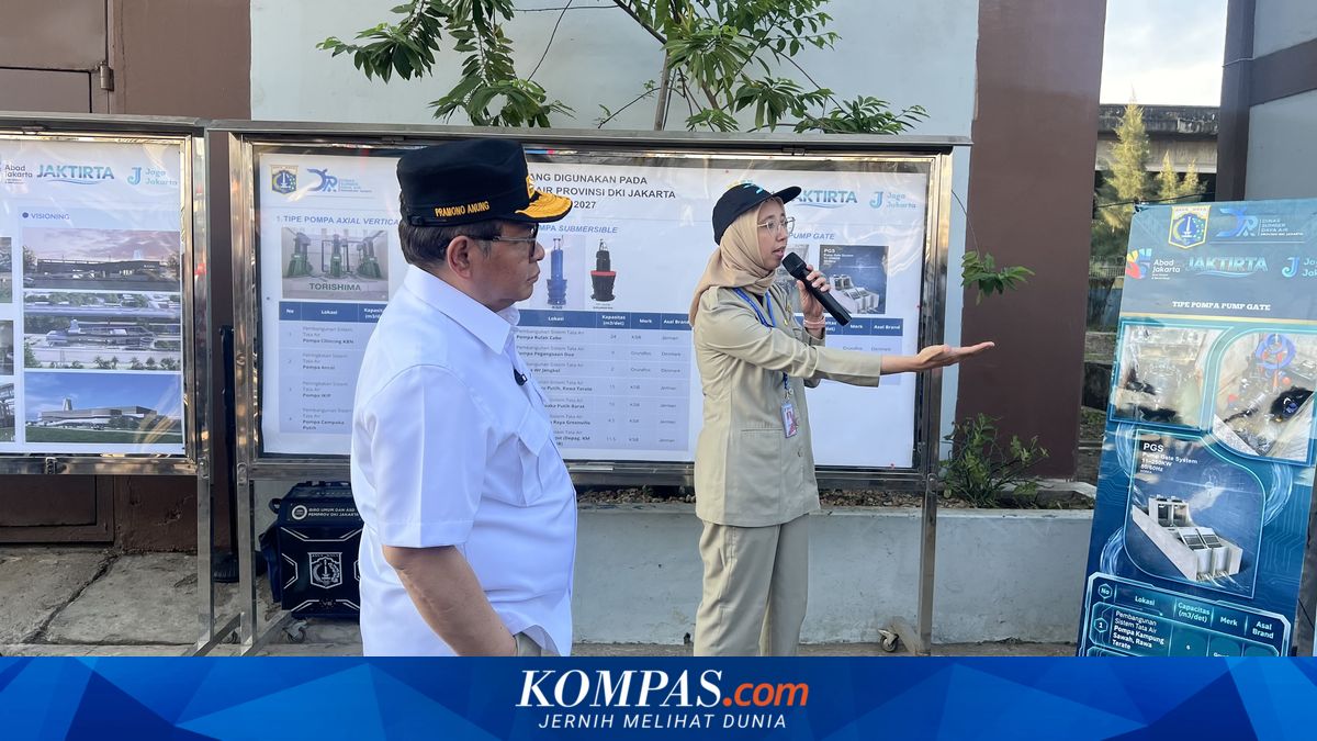 Control Tidal Flooding on Jakarta's Coastline, Pramono Adds 5 Giant Pumps in Ancol