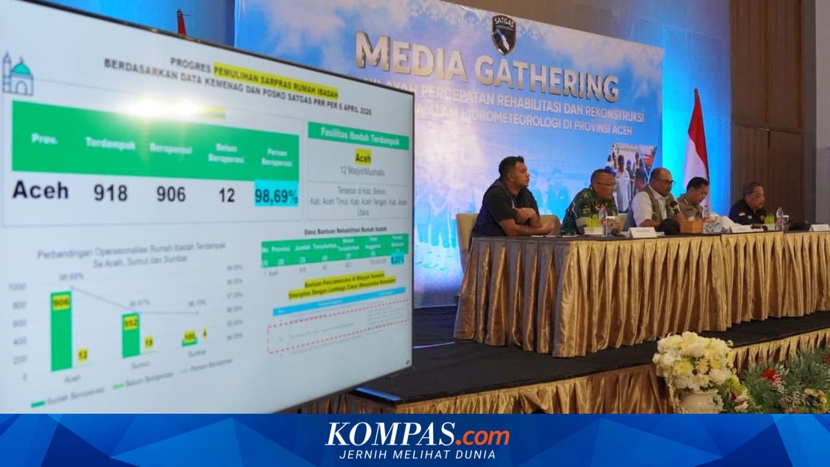 Aceh Post-Disaster Recovery Continues, PRR Task Force: Public Services Beginning to Normalise