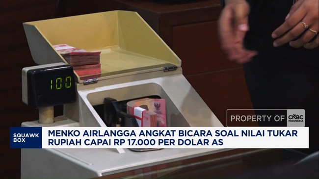 Video: Airlangga and BI Speak Out on Rupiah Reaching Rp17,000 per USD