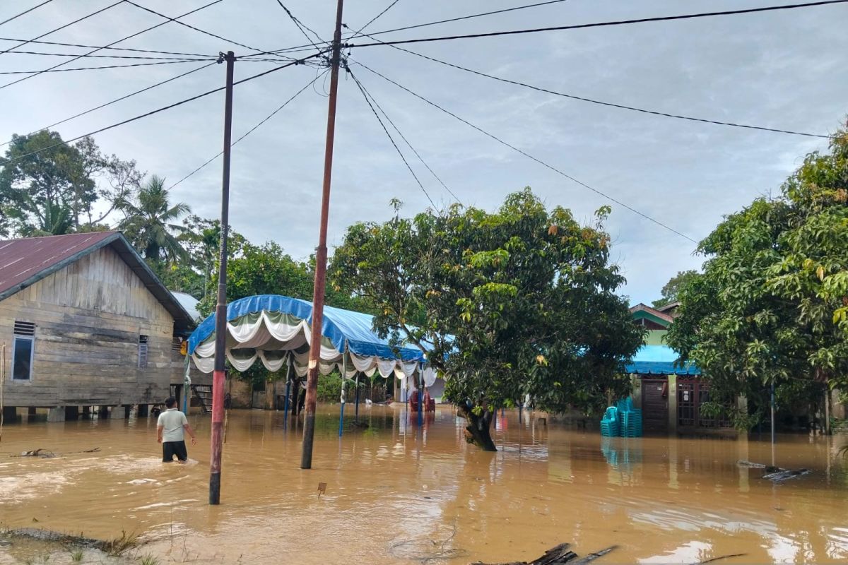 Heavy Rain Over Two Days Floods Four Villages in West Aceh