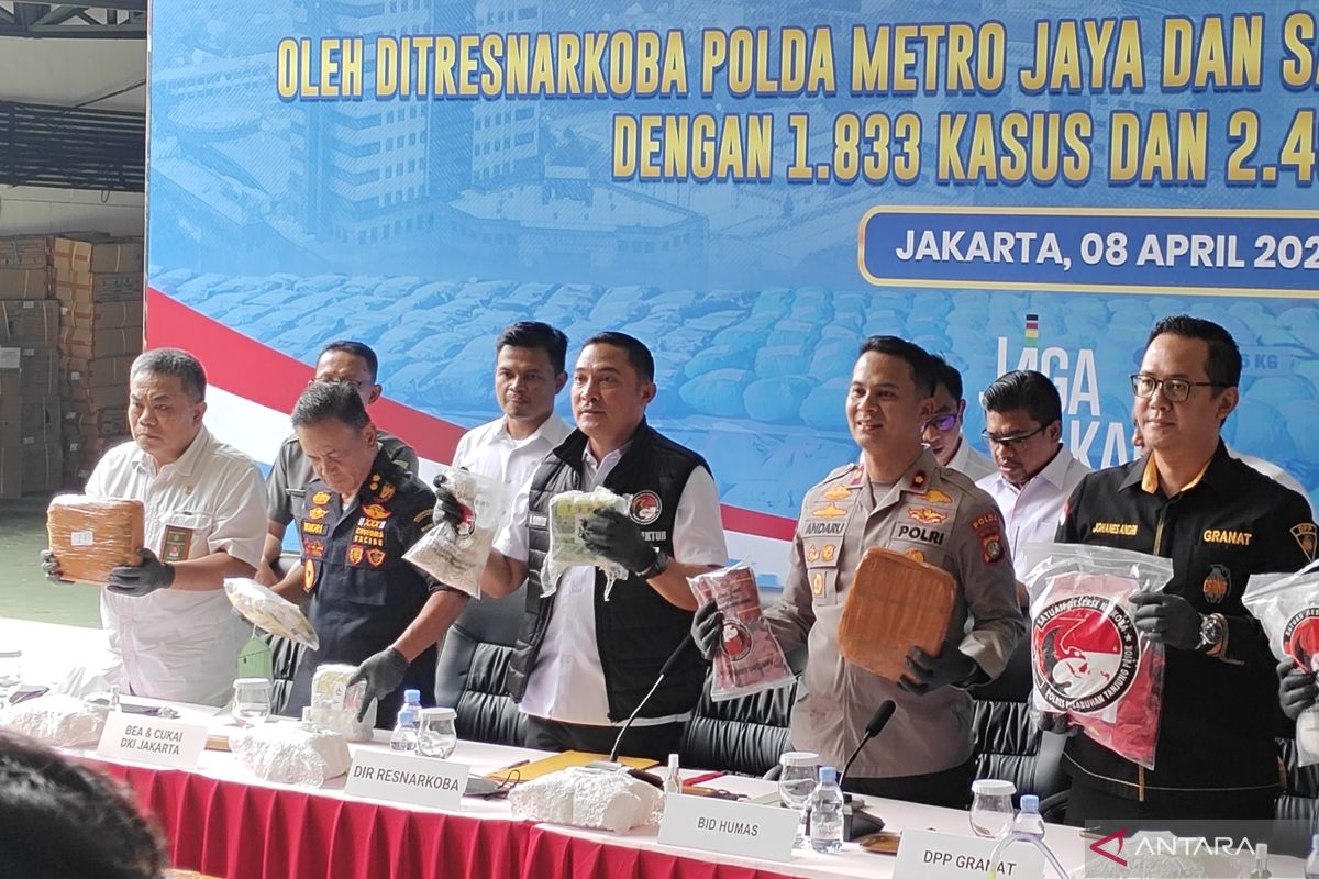 Metro Police Uncover 1,833 Drug Cases, Secure 2,485 Suspects