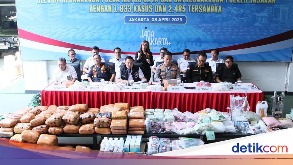 Metro Jaya Police Uncover 1,833 Drug Cases, Implementing the President's Asta Cita Programme