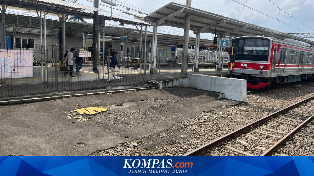 Track Extension Project Leads to Closure of Three Platforms at Bogor Station Until July 2026