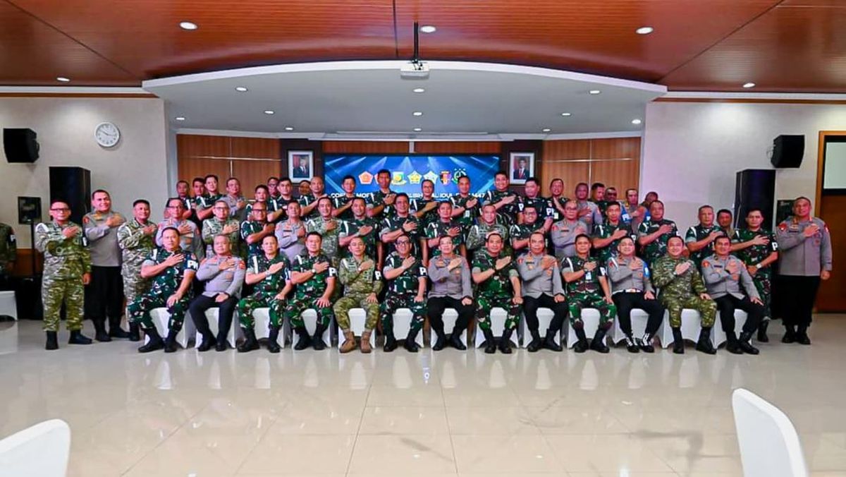 Polri's Propam Division Holds Meeting with TNI's Puspom