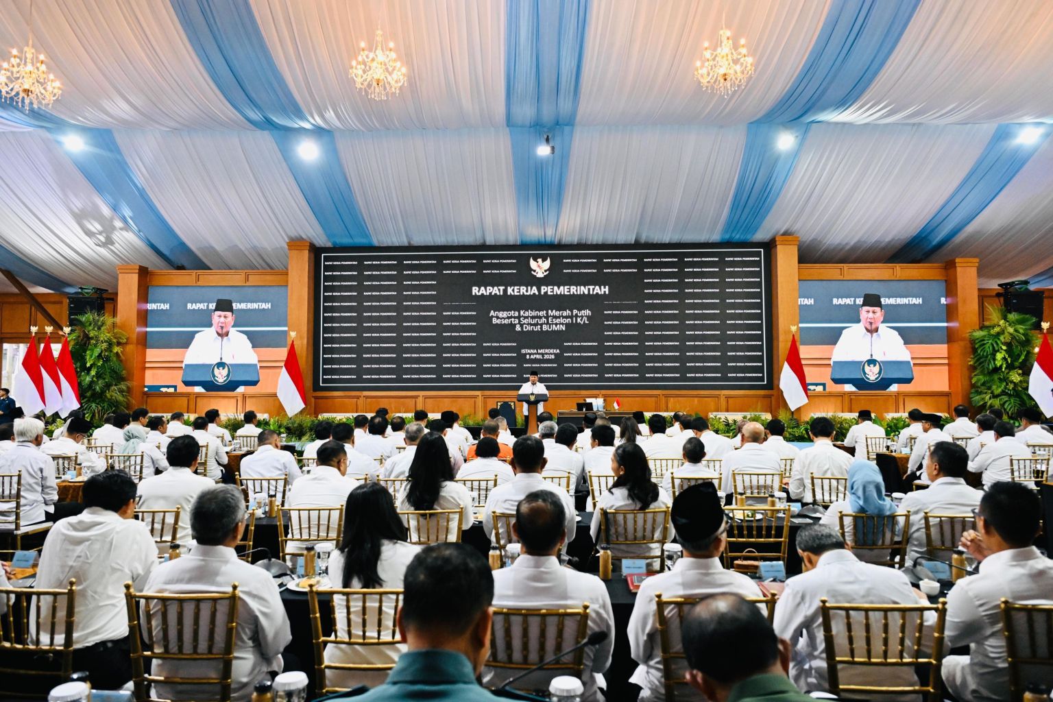 Prabowo States Government Has Reached Important Milestones