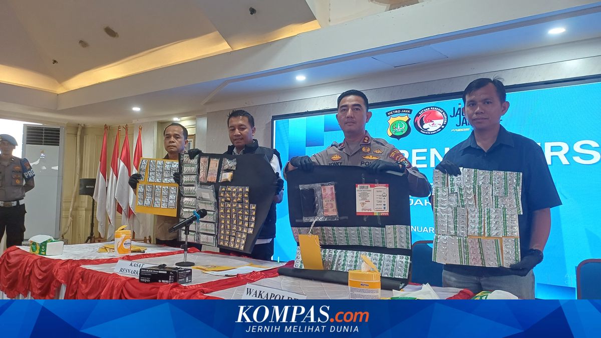 Police Uncover 14 Cases of Dangerous Drug Distribution in North Jakarta, 14 Suspects Arrested