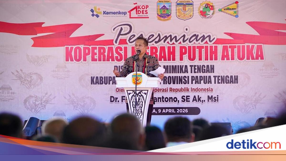 Cooperative Minister Officially Launches Operations of Merah Putih Village Cooperative in Atuka, Central Papua's Mimika Regency