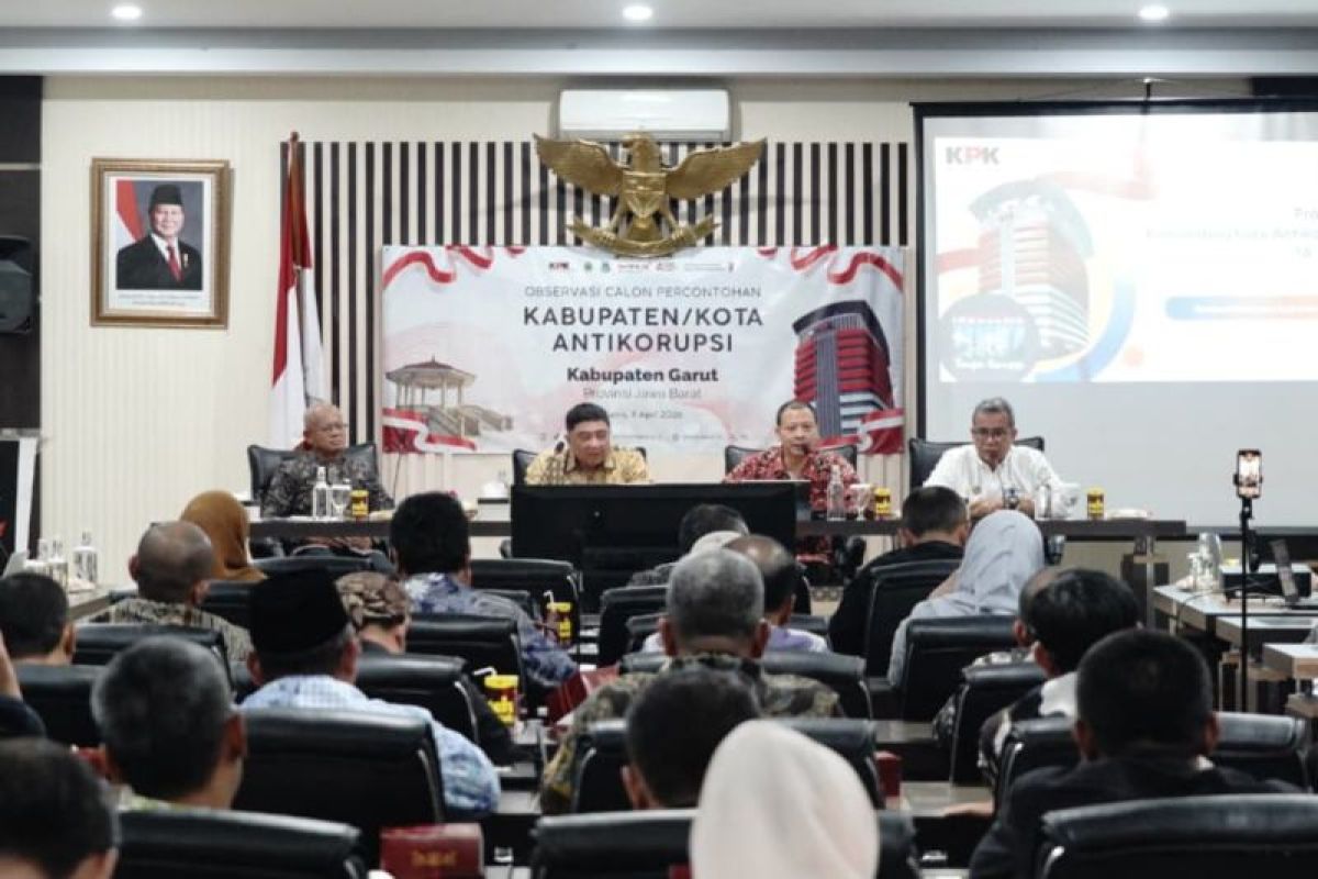KPK Observes Garut as Candidate for Anti-Corruption Regency Pilot